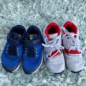 Boys tennis shoes- Nike and UnderArmour